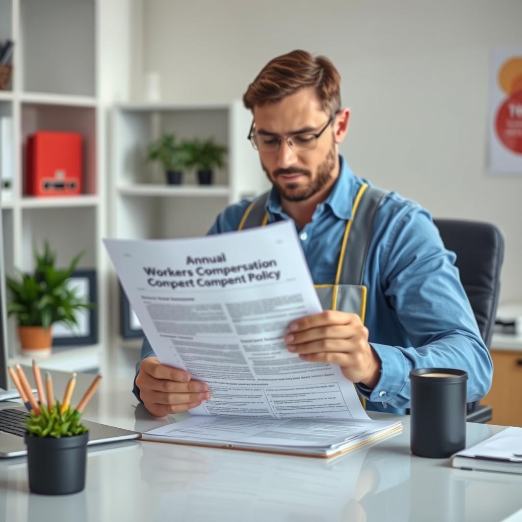 Standard Annual WC Policy — contractor workers compensation